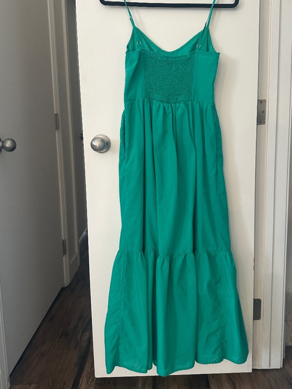 Green Cotton Viscose  Maxi Dress Universal Thread Size Small - Picture 2 of 5